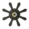 72-Inch Ceiling Fan with Integrated LED Light, 8 Blades and Remote