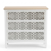 3-Tier Flip Drawer Shoe Cabinet with Doors and Rustic Finish