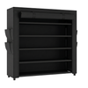 Covered 5 Tier Shoe Rack Storage Organizer for Closet Entryway