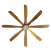 72-Inch Ceiling Fan with 8 Blades, LED Light & Remote Control System