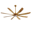 72-Inch Ceiling Fan with 8 Blades, LED Light & Remote Control System
