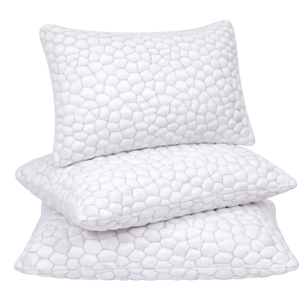 Adjustable Cooling Gel Memory Foam Bed Pillows with Washable Cover