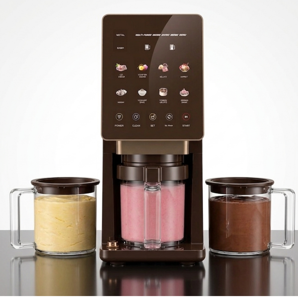 Electric Ice Cream Maker 3 Pint with 10 Programs Touch Control