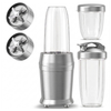 Personal Blender with 3 Cups and Two 6-Blade Set for Smoothies