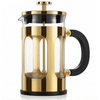 21 oz Glass French Press Coffee and Tea Maker with Steel Filter