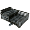 Countertop Dish Drying Rack with Drain Tray and Utensil Holder