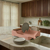 Dish Drying Rack with Drain Tray, Utensil Holder, and Cup Shelf