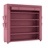 Covered 5 Tier Shoe Rack Storage Organizer for Closet Entryway