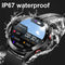 Waterproof Men's Bluetooth Smartwatch with ECG, PPG, Heart Rate & Oxygen Monitor