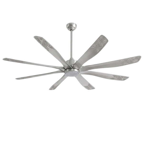 72-Inch Ceiling Fan with 8 Blades, LED Light & Remote Control System