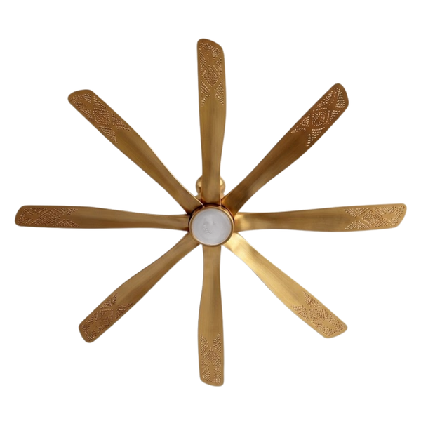 72-Inch Ceiling Fan with 8 Blades, LED Light & Remote Control System