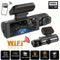 1080P WiFi Dual Camera Dash Cam – Front & Inside Car Camera with IR Night Vision & Loop Recording