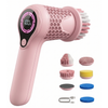 Cordless Electric Spin Scrubber with Brush Heads and 2 Speeds