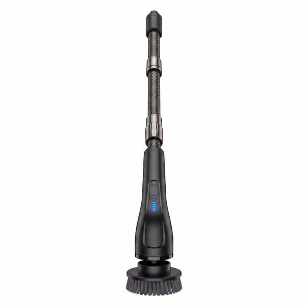 Cordless Electric Spin Scrubber with Interchangeable Heads, Extendable