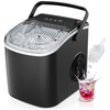 Countertop Ice Maker 26lbs per day, Portable with Handle & Auto Clean