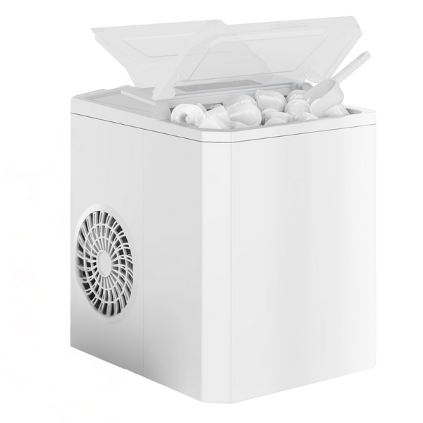 Countertop Ice Maker with 2 Cube Sizes, 26.5 lbs Daily Capacity