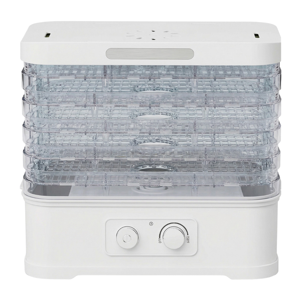 Five-Tray Food Dehydrator 250W with Temperature Control Timer