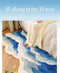 Aesthetic Wave Tufted Rug – Ocean-Inspired Soft & Non-Slip Carpet