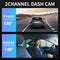 1080P WiFi Dual Camera Dash Cam – Front & Inside Car Camera with IR Night Vision & Loop Recording