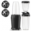 Personal Blender with 3 Cups and Two 6-Blade Set for Smoothies