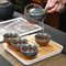 Ceramic Japanese Rotating Tea pot Premium set