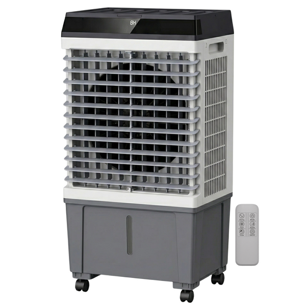 Portable Evaporative Air Cooler with 5.3 Gallon Tank and Remote