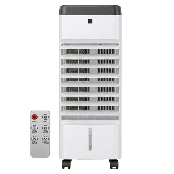 Portable Evaporative Air Cooler with Remote Control and 12H Timer