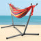 2-Person Hammock with Stand - Premium Canvas