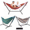 2-Person Hammock with Stand - Premium Canvas