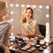 LED Hollywood Makeup Mirror with Dimmable LED Bulbs